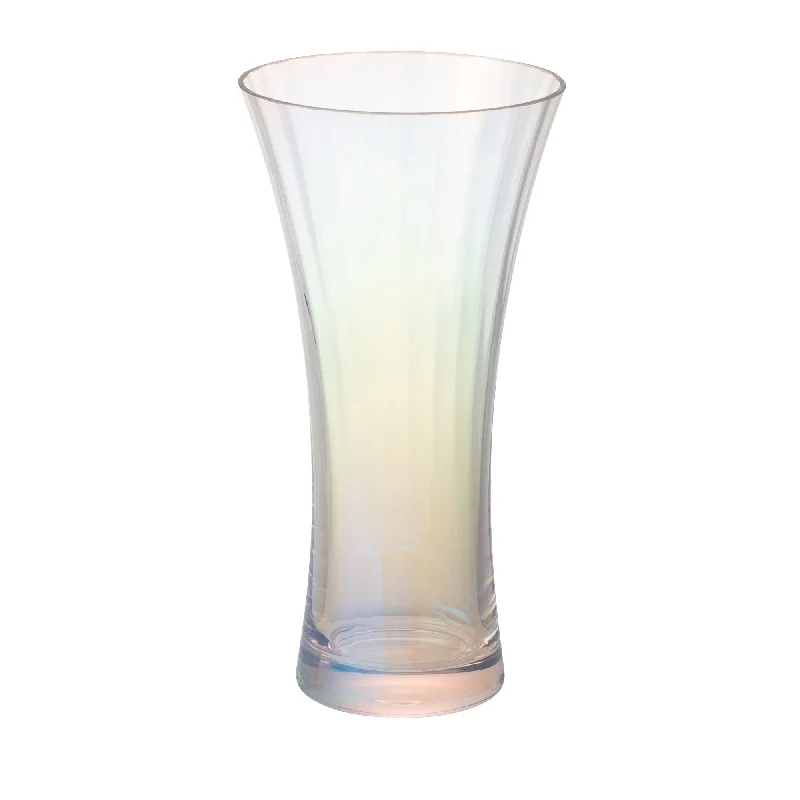 Luster Flower Vase Medium Clear