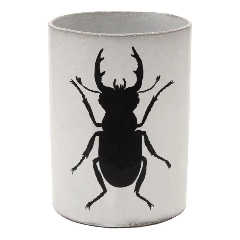 Beetle Silhouette Vase