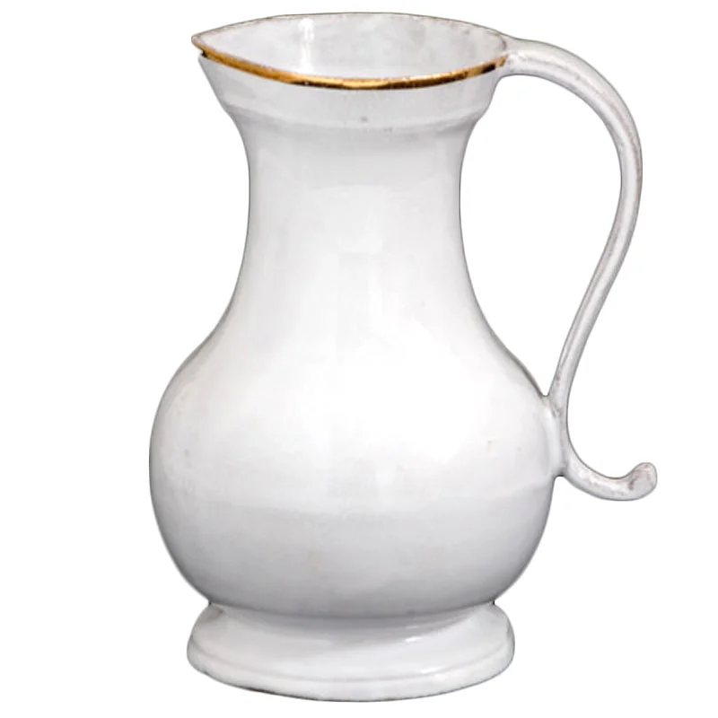 Colbert Large Pitcher (Gold Rim)