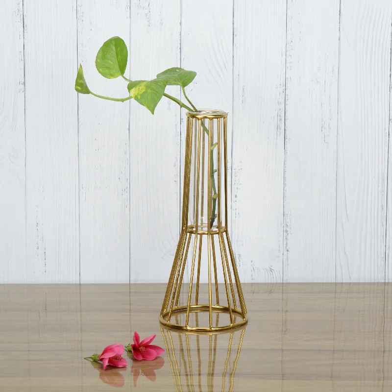 Pinnacle Gold Bud Vase Planter