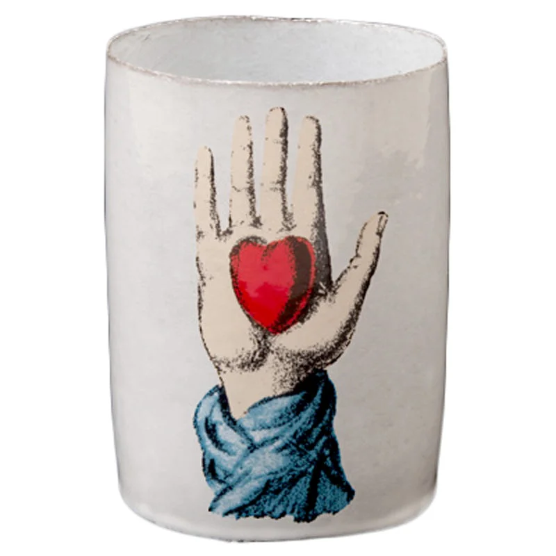 Heart in Hand Vase