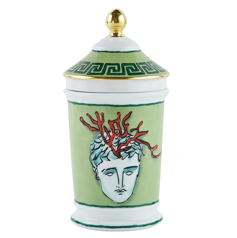 Il Viaggio Di Nettuno Moss Green Pharmacy Vase