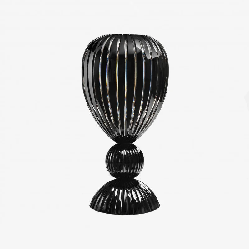 Mario Cioni |  Mirus Black Vase With Black Base