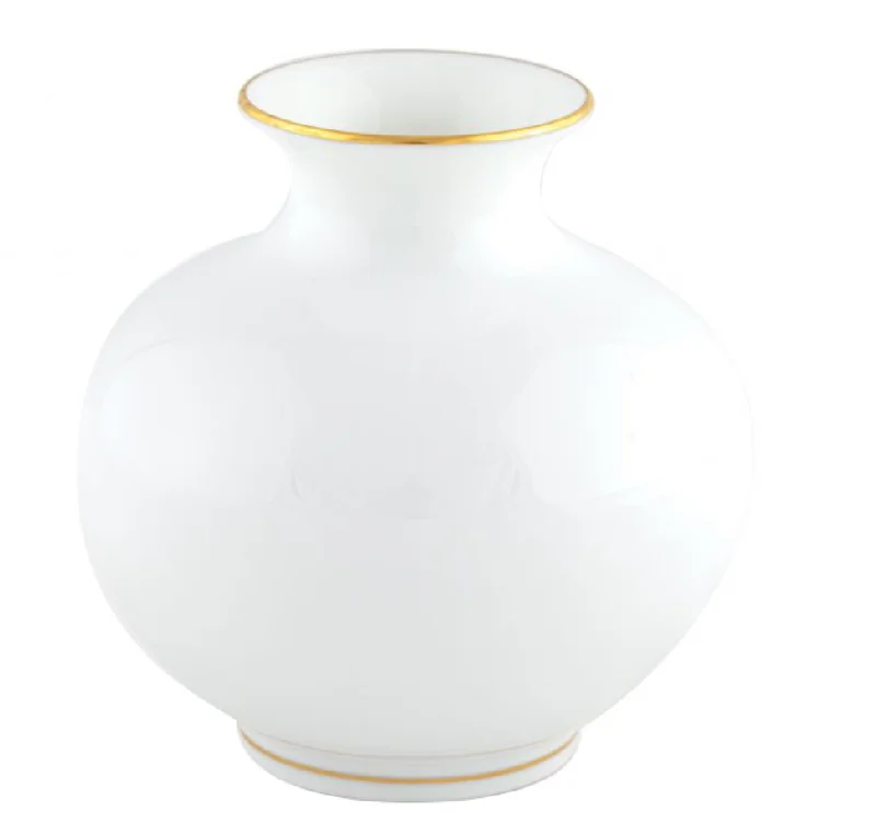 Round Vase White