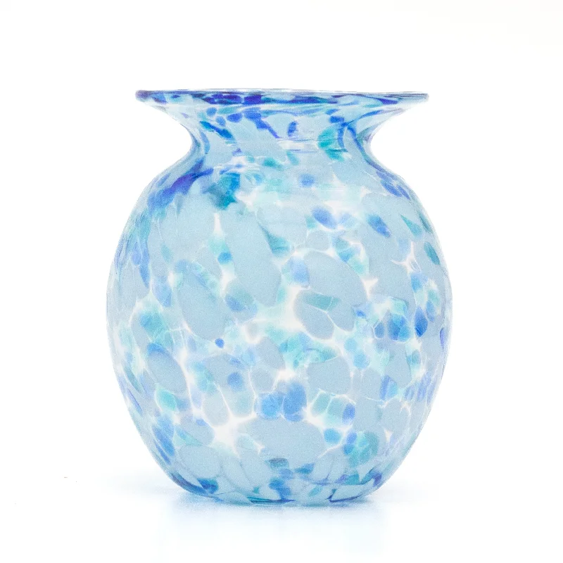 The 'Wisdom' Multi-Coloured Spotted Glass Vase