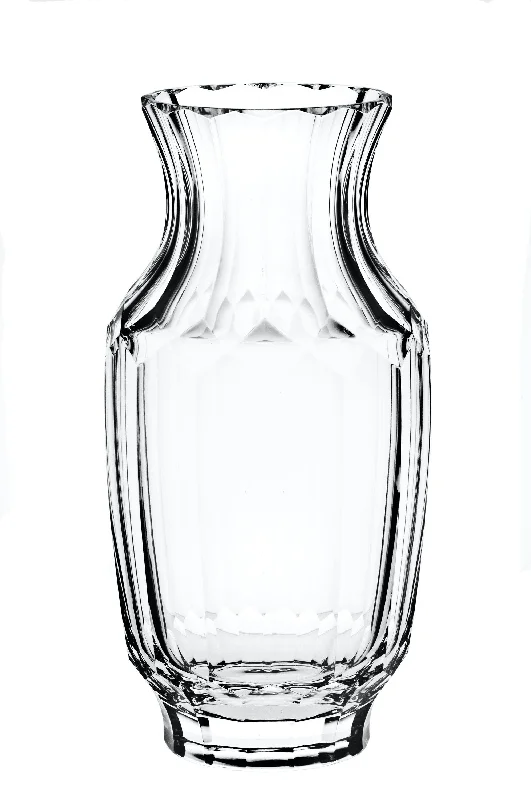 Aspasia Clear Vase - Facetted Cut