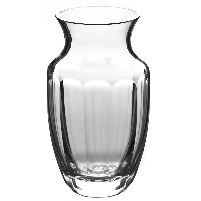 Otto Clear Vase - Flat Cut