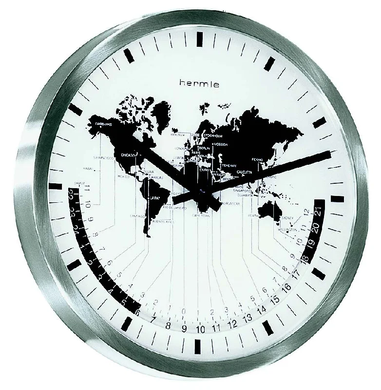 30504-002100 - Hermle Airport World Time Wall Clock