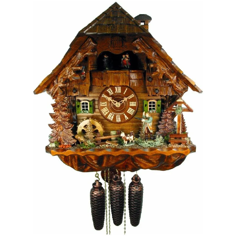 August Schwer Chalet-Style Cuckoo Clock - 5.8859.01.C - Made in Germany