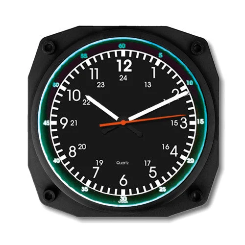 6" Emergency Vehicle Clock with Luminescent Light (OUT OF STOCK)