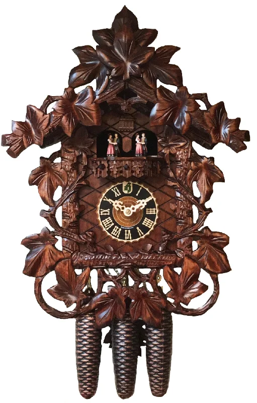 KU8905M - 8 Day Musical 10 Leaf Grapevine Cuckoo Clock