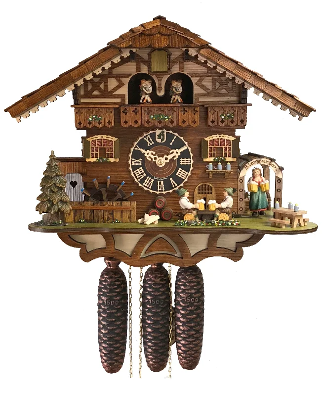 KU8764M - 8 Day Musical Biergarten Chalet Cuckoo Clock