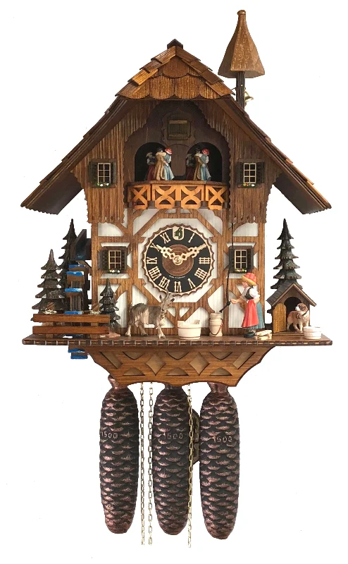 KU8294M - 8 Day Musical Bell Ringer Chalet Cuckoo Clock