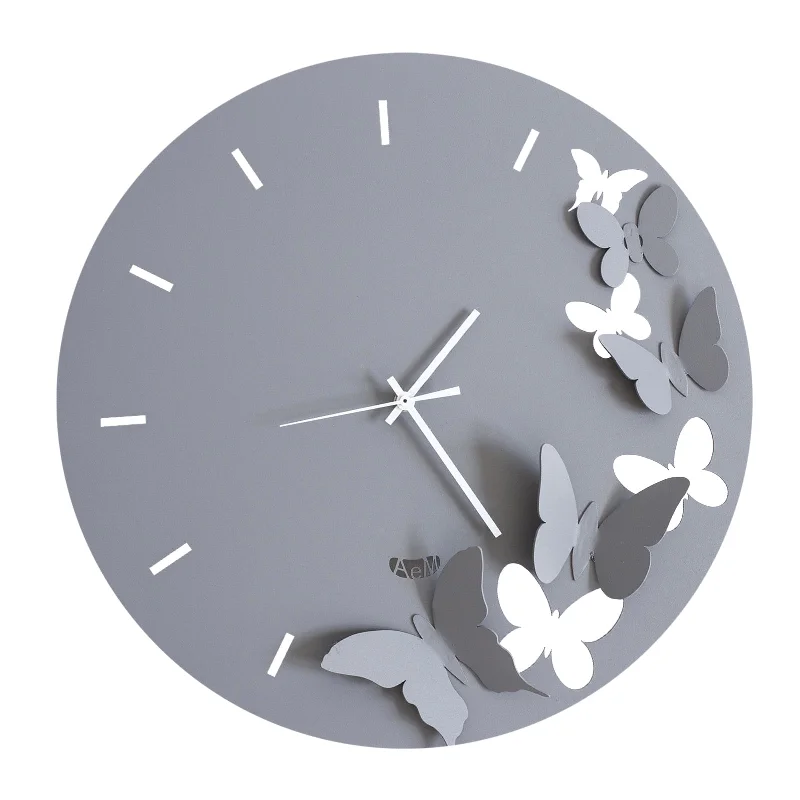 Arti e Mestieri Butterfly Spring Wall Clock - Made in Italy