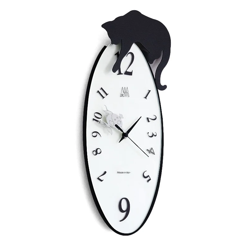 Arti e Mestieri Cute Vertical Tommy Wall Clock - Made in Italy