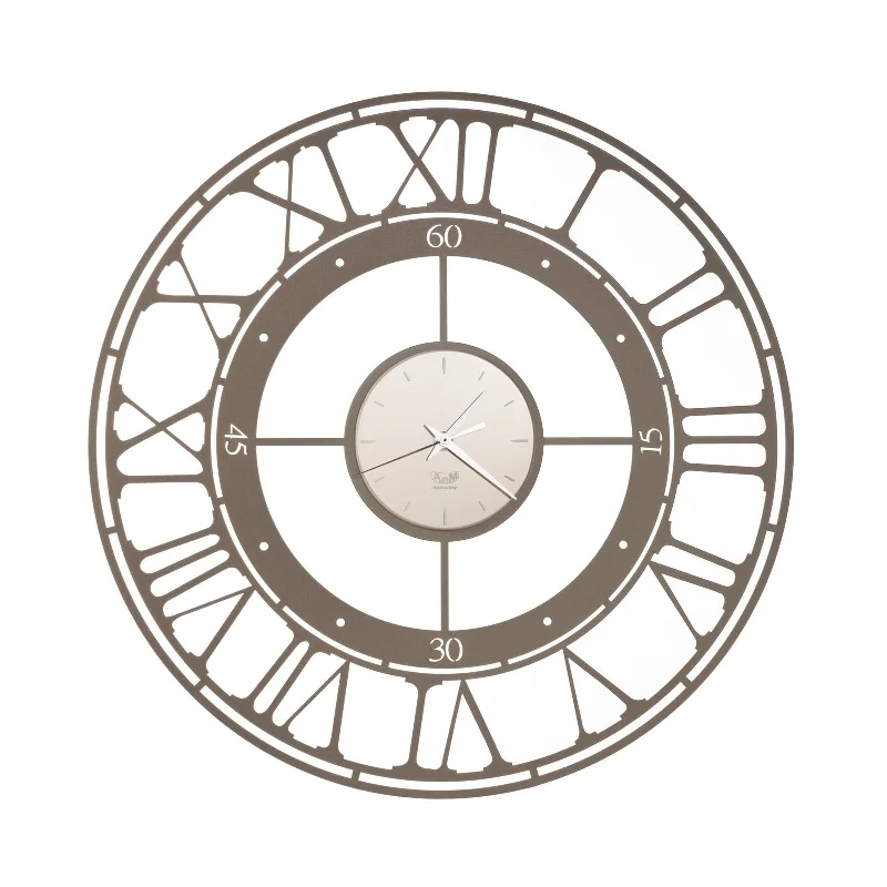 Arti e Mestieri Koros 50 Wall Clock - Made in Italy