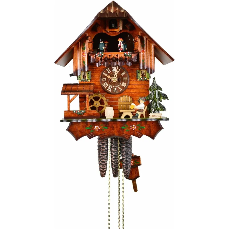 August Schwer Chalet-Style Cuckoo Clock - 4.0442.01.C - Made in Germany