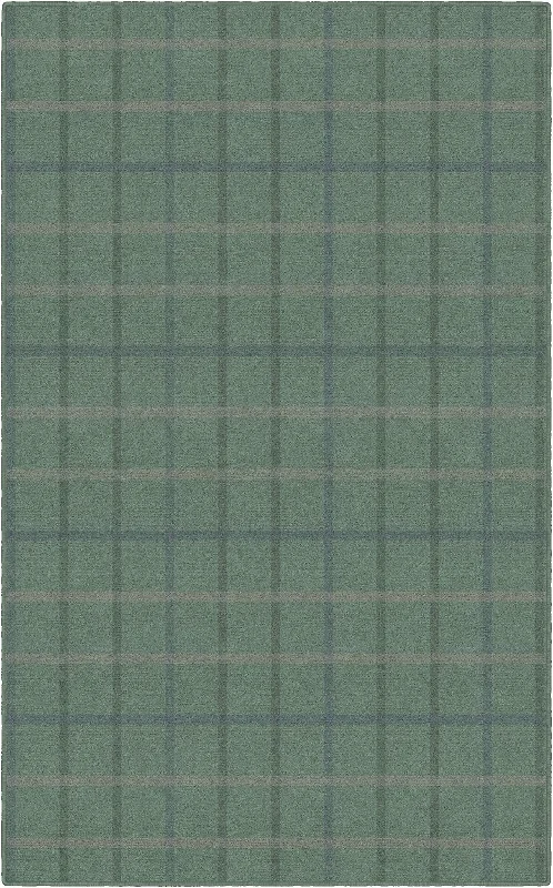 Brumlow Mills Muted Checkered Plaid Print Non-Slip Area Rug, 5’x8’ - $70