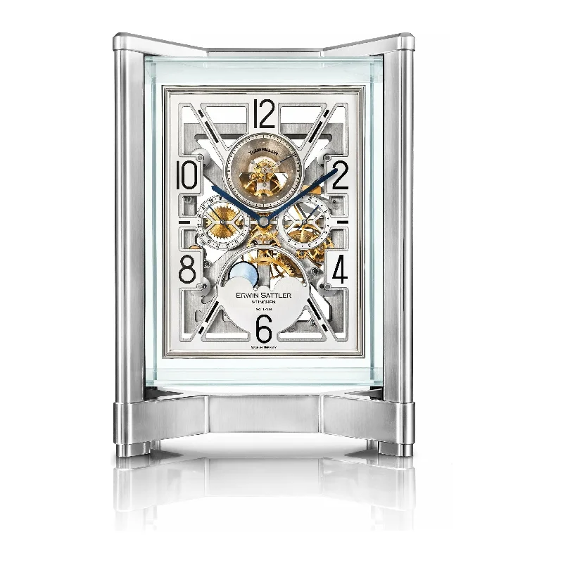 Erwin Sattler - Opus Tourbillon The New Shining Table Clock - Made in Germany