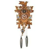 Hermle ADELHEIDE Quartz Black Forest Cuckoo Clock #55000 by Trenkle Uhren