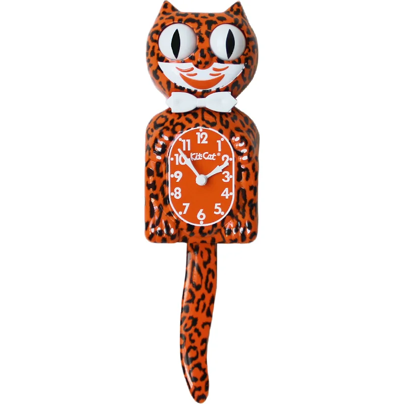 Kit-Cat Klock Leopard Gentlemen - Made in U.S