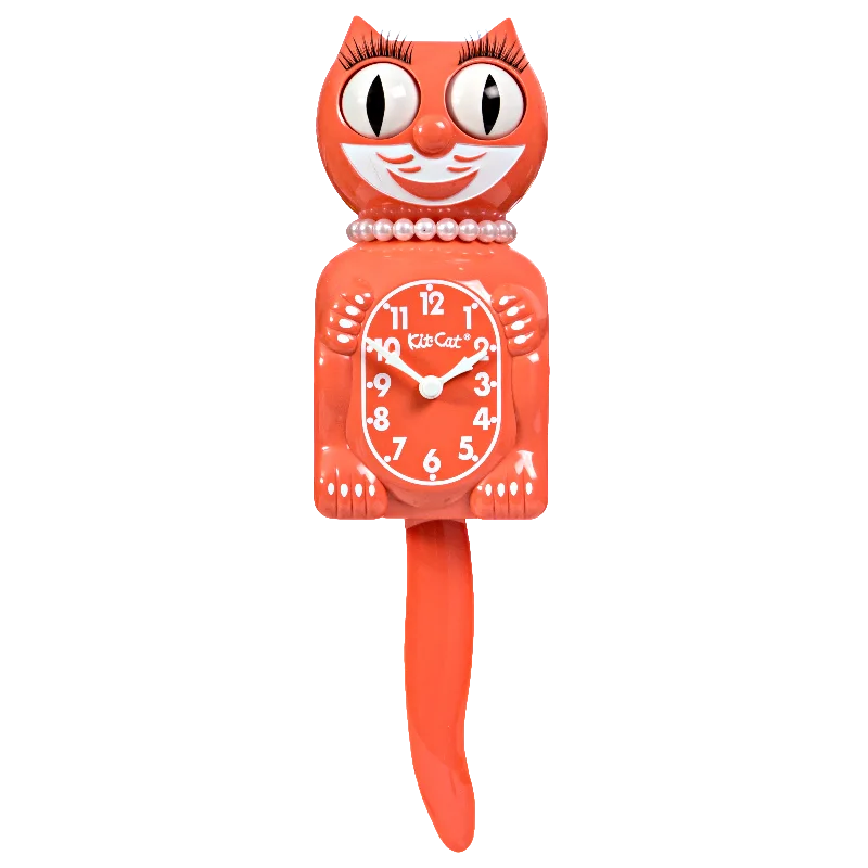 Kit-Cat Klock Living Coral Lady - Made in U.S