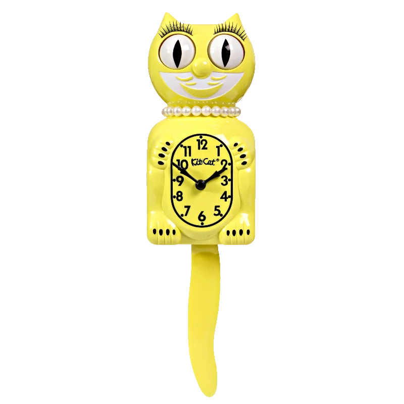 Kit-Cat Klock Majestic Yellow Lady - Made in U.S