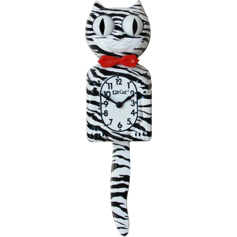 Kit-Cat Klock Zebra Gentlemen - Made in U.S