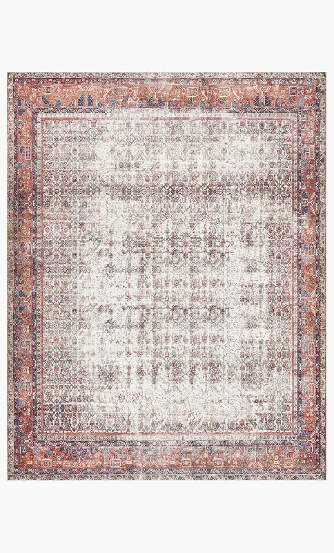 Loloi LAYLA Collection, LAY-12,Ivory/Brick, 7'-6" x 9'-6", 13" Thick, Area Rug - $110