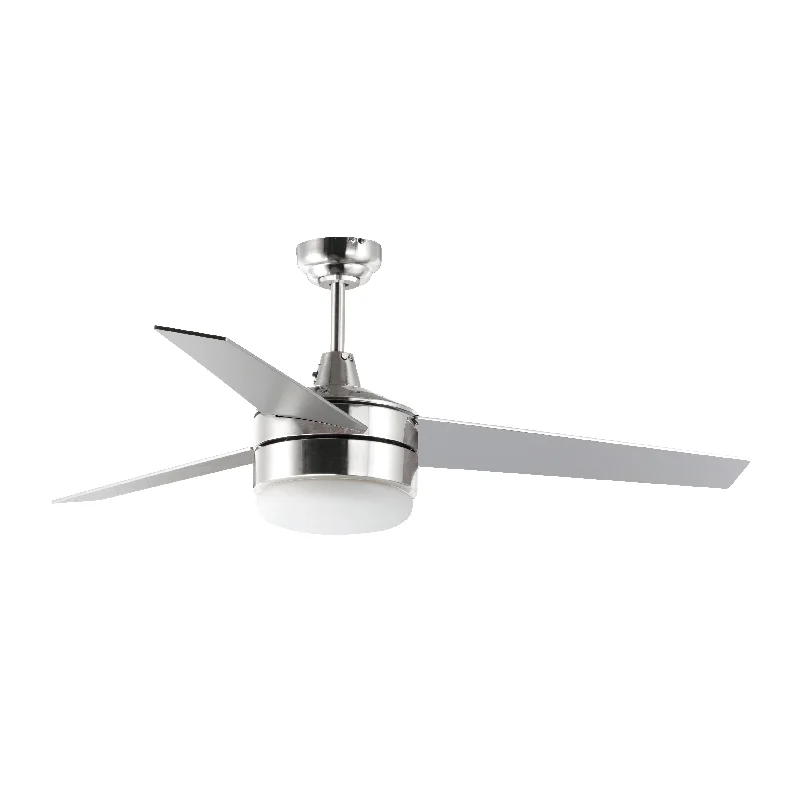 Maxim Trio 89909FTSNBK Ceiling Fan 52 - Satin Nickel / Black