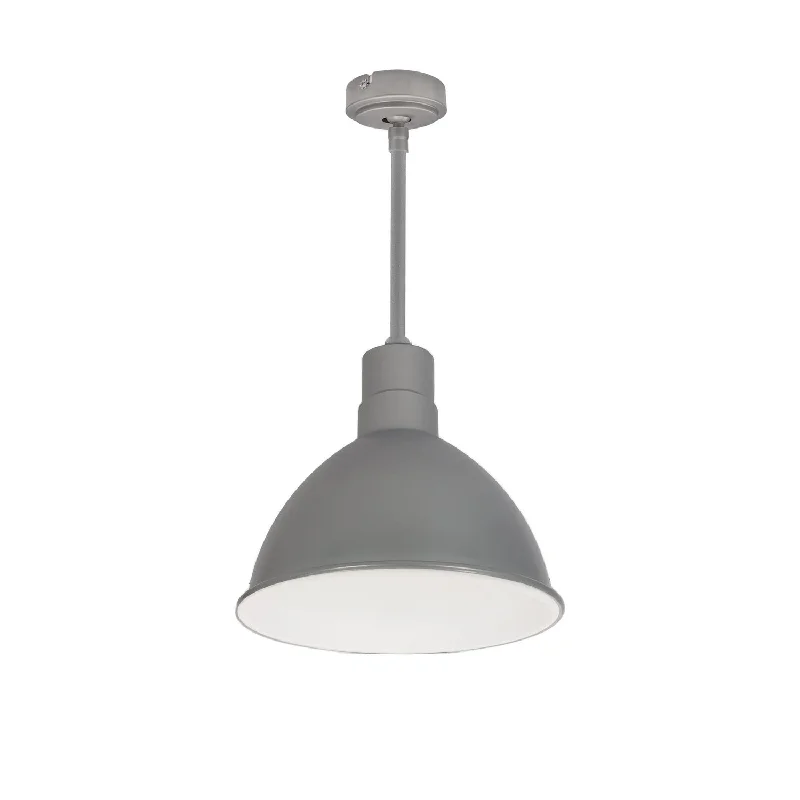 Nora NRLM-10ST2035GMWLE4/12 Pendant Light - Gun Metal Outer / White Inner