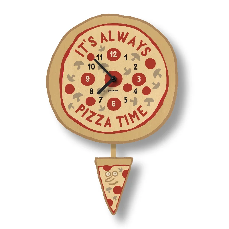 pizza time - pendulum clock