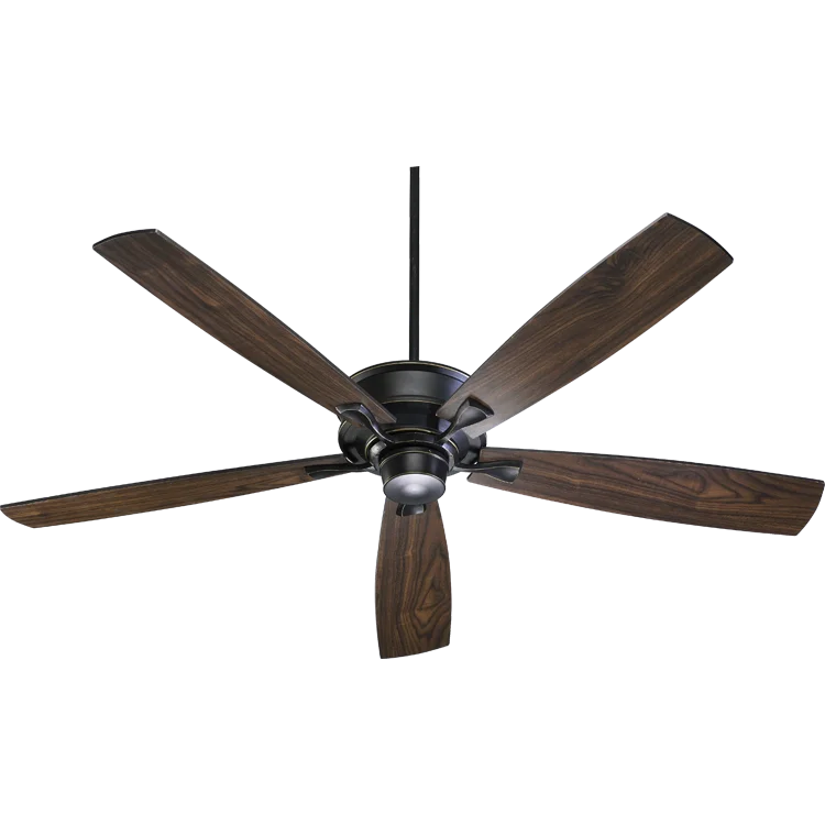 Quorum Alton 42705-95 Ceiling Fan 70 in. - Old World, Old World/Walnut