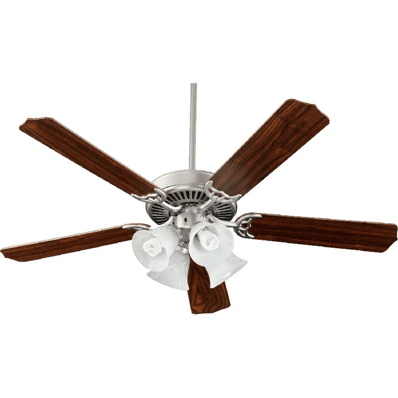 Quorum 77525-8165 Ceiling Fan 52 in. - Satin Nickel,