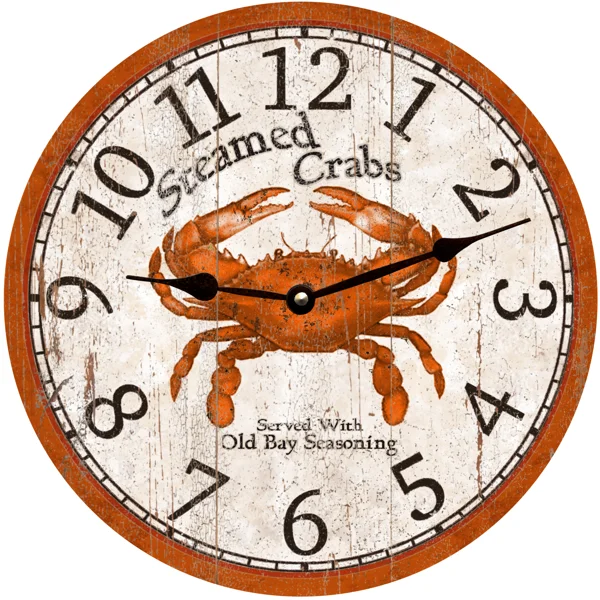 Steamed Crabs Clock- Crab Clock