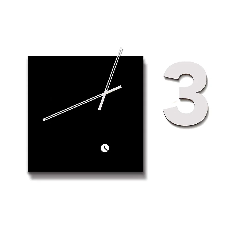 Tothora Area Three - Contemporary Wall Clock Handmade by Josep Vera - Made in Spain