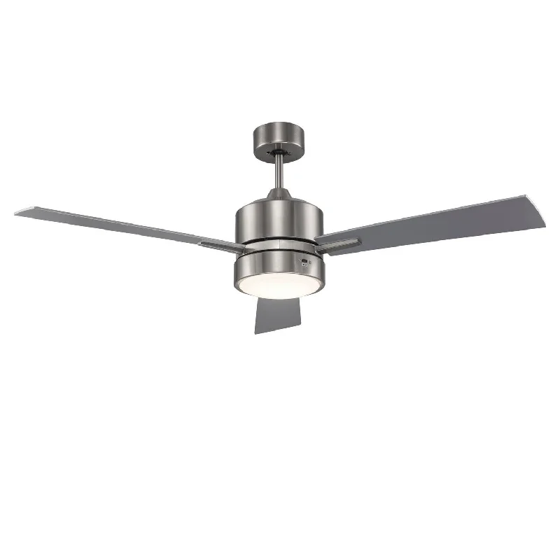 Trans Globe Imports Arden F-1030 BN Ceiling Fan - Brushed Nickel, Silver Grey/