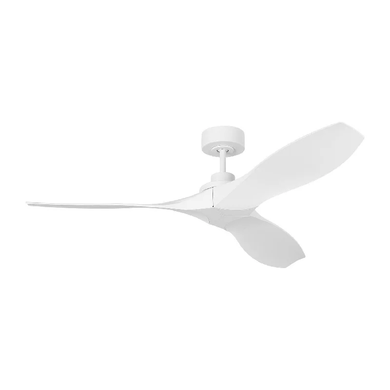 Visual Comfort Fan Collins Coastal 52 Smart 3CLNCSM52RZW Ceiling Fan - Matte White, Matte White/Matte White/