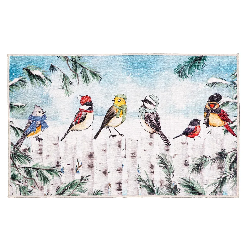 Birds Indoor/Outdoor Washable Mat