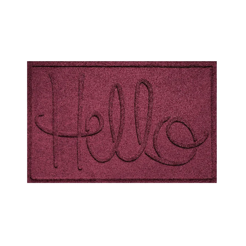 Waterhog Indoor/Outdoor Hello Doormat, 2' x 3'