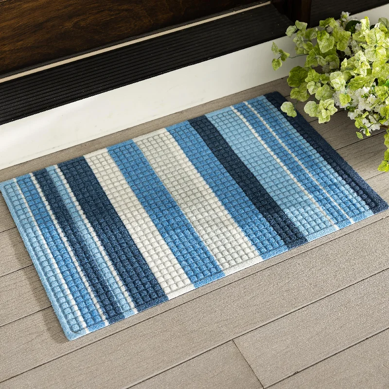 Waterhog Printed Doormat, Striped Pattern