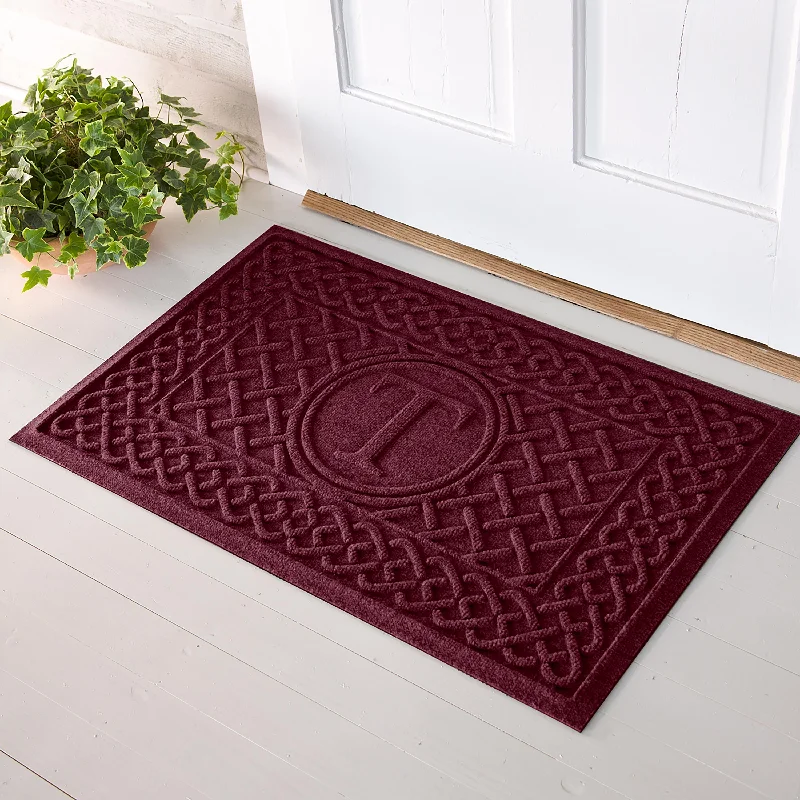 Waterhog Cable Weave Doormat with Single Initial, 2' x 3'