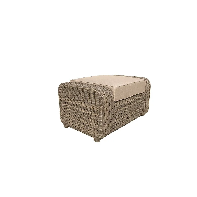 GatherCraft Brunswick Ottoman With Cushion