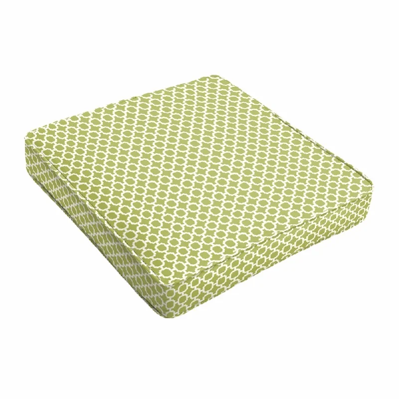 Hadley III Pear Green Chainlink Indoor/ Outdoor Corded Cushion