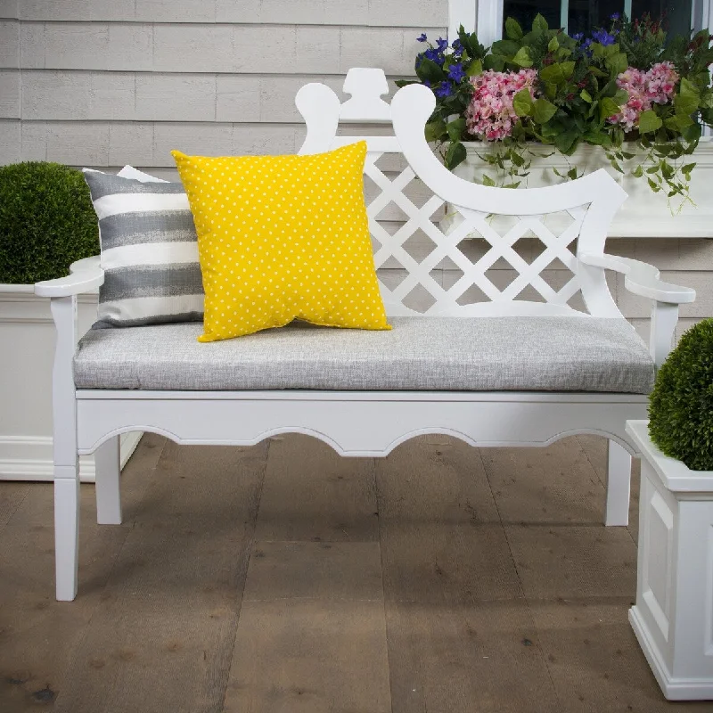 Portico (Storm) Bench/Porch Swing Cushion 45"x18"x3"