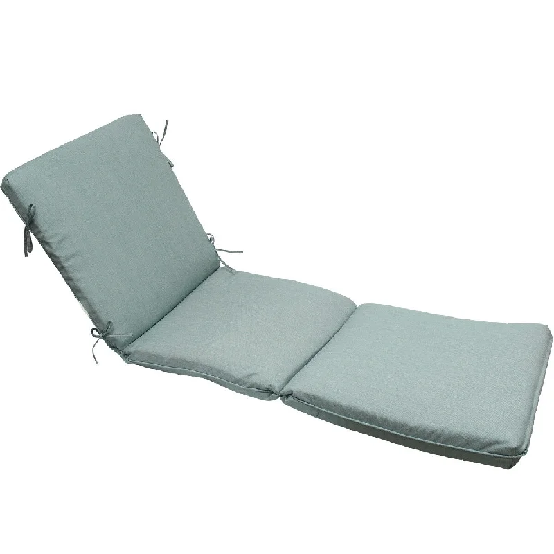 Suntastic Outdoor/ Indoor Chaise Lounge Chair Cushion, Spa