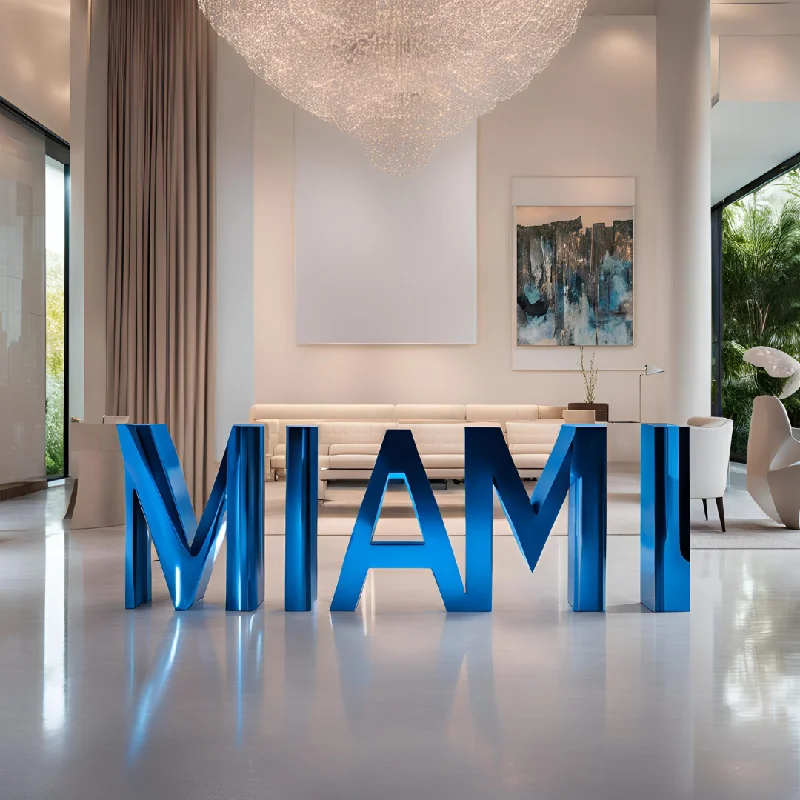 ArtZ® Stainless Steel Miami Sculpture