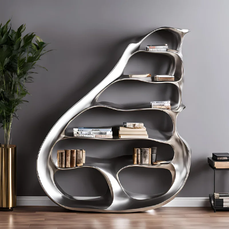 ArtZ® Stainless Steel Pear Bookshelf