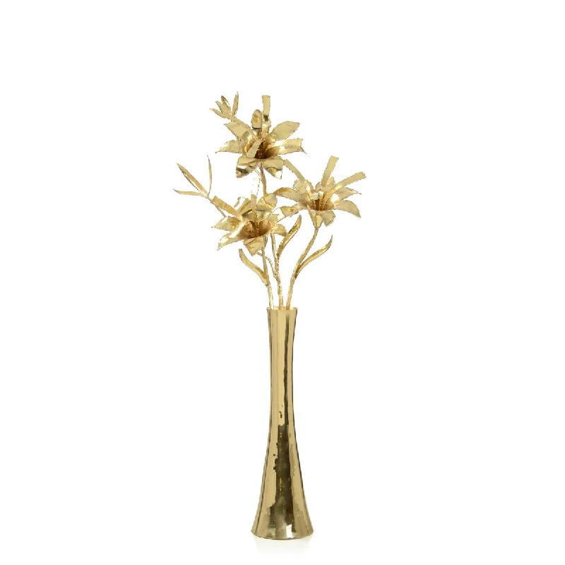 Brass Lilies Sculpture JRA-14186