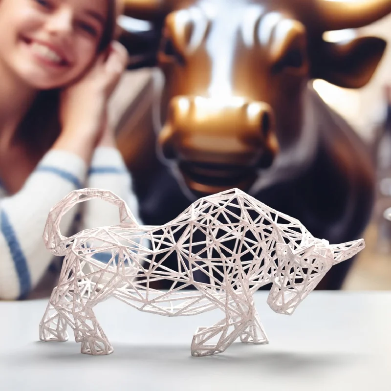 Bull Decor Sculpture